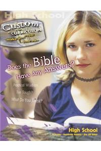 Does the Bible Have Any Answers?