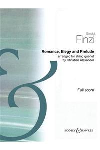 Romance, Elegy and Prelude