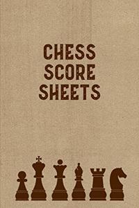 Chess Score Sheets