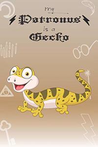 My Patronus Is A Gecko: Cute Gecko Lovers Journal / Notebook / Diary / Birthday Gift (6x9 - 110 Blank Lined Pages)