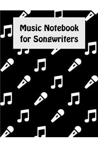 Music Notebook For Songwriters