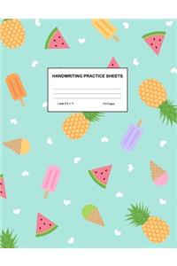 Handwriting Practice Sheets