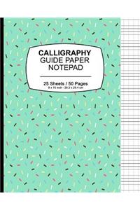 Calligraphy Guide Paper Notepad