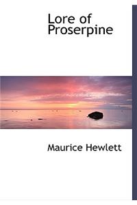 Lore of Proserpine