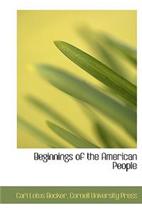 Beginnings of the American People