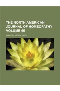 The North American Journal of Homeopathy Volume 65