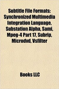 Subtitle File Formats