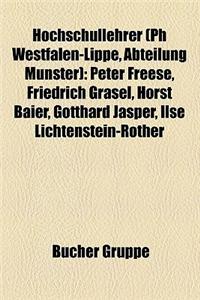 Hochschullehrer (PH Westfalen-Lippe, Abteilung Munster)