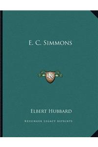 E. C. Simmons