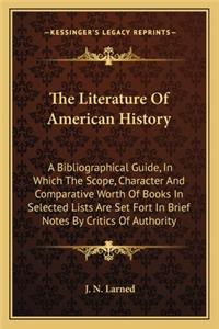 Literature Of American History