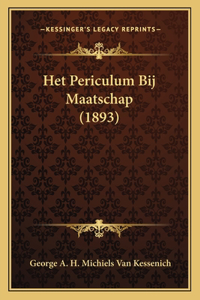 Het Periculum Bij Maatschap (1893)