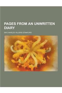 Pages from an Unwritten Diary