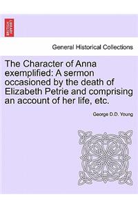 Character of Anna Exemplified