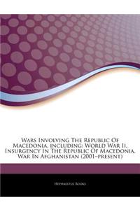 Articles on Wars Involving the Republic of Macedonia, Including