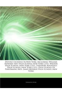 Articles on Defunct Schools in New York, Including