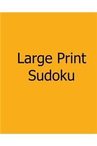 Large Print Sudoku - Moderate Vol. 3