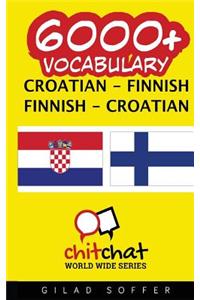 6000+ Croatian - Finnish Finnish - Croatian Vocabulary
