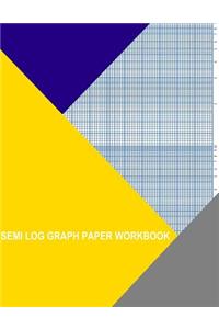 Semi Log Graph Paper Workbook: 2 Decades By 10 Divisions