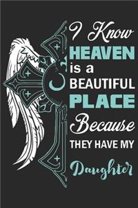 I know heaven is a beautiful place because they have my daughter