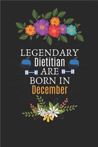Legendary Dietitian are Born in December