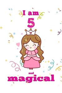 unicorn journal i am 5 and magical