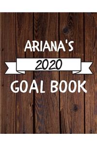 Ariana's 2020 Goal Book