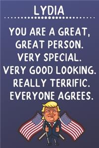 Lydia You Are A Great Great Person Very Special