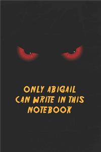 Abigail Notebook