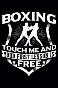Boxing Touch Me And Your First Lesson Is Free