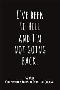 I've Been To Hell And I'm Not Going Back
