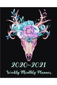 2020 - 2021 Weekly Monthly Planner