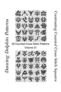 Contrasting Counted Cross Stitch Squares