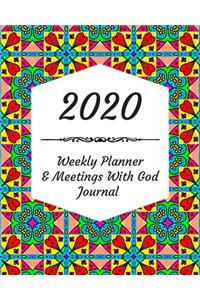 2020 Weekly Planner & Meetings With God Journal