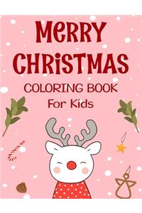 Merry christmas coloring book for kids.