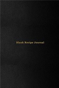 Blank Recipe Journal