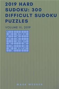 2019 Hard Sudoku