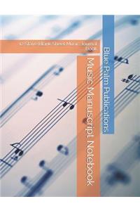 Music Manuscript Notebook