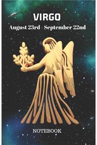 Virgo August 23rd to September 22nd Notebook