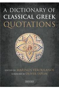 Dictionary of Classical Greek Quotations