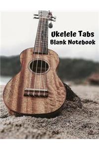 Ukulele Tabs Blank Notebook