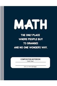 Math Composition Notebook