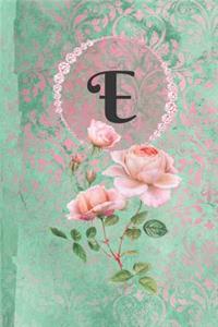 Personalized Monogrammed Letter E Journal