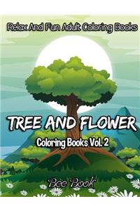 Tree and Flower Coloring Books Vol. 2