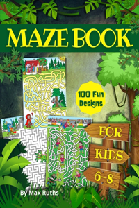 Maze book for kids 6-8