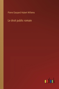 Le droit public romain