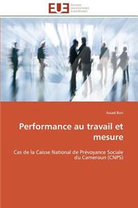 Performance Au Travail Et Mesure