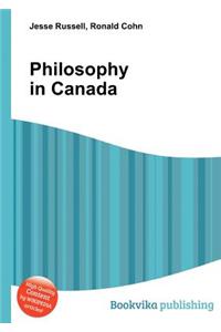 Philosophy in Canada