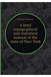 A Brief Topographical and Statistical Manual of the State of New-York