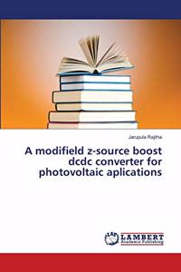 A modifield z-source boost dcdc converter for photovoltaic aplications