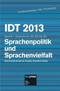 IDT 2013 Band 8 Sprachenpolitik und Sprachenvielfalt